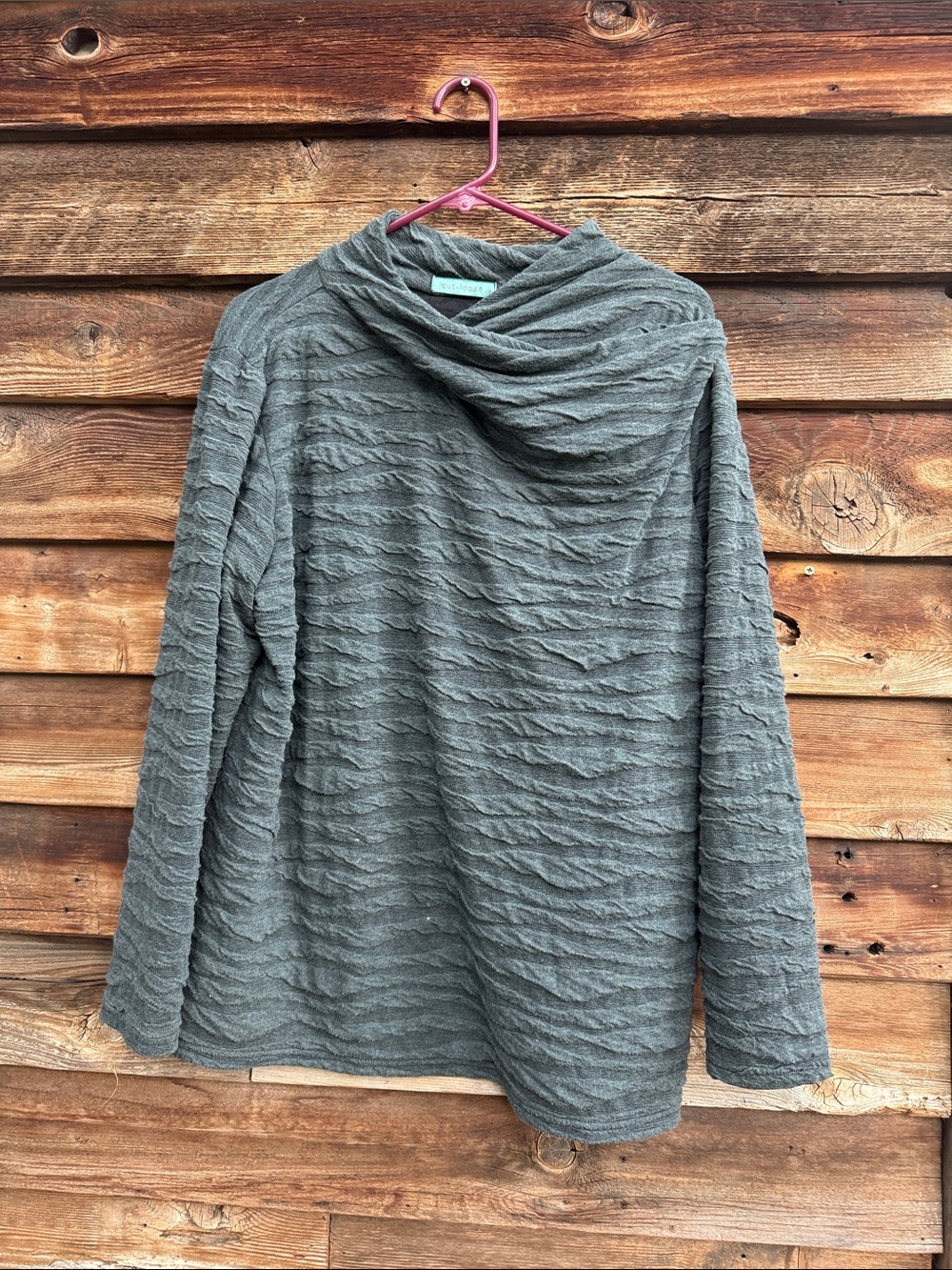 Cut loose sweater